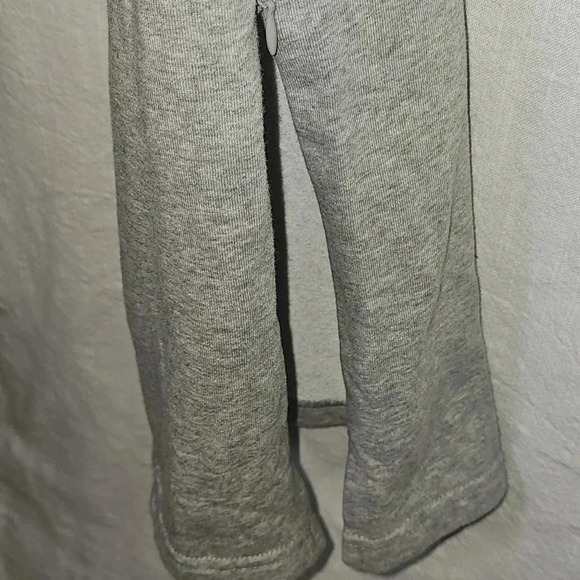 No Vacancy Wide Leg High Waisted Side  Leg Zipper Accent‎ Gray Leggings SZ L - Picture 4 of 12